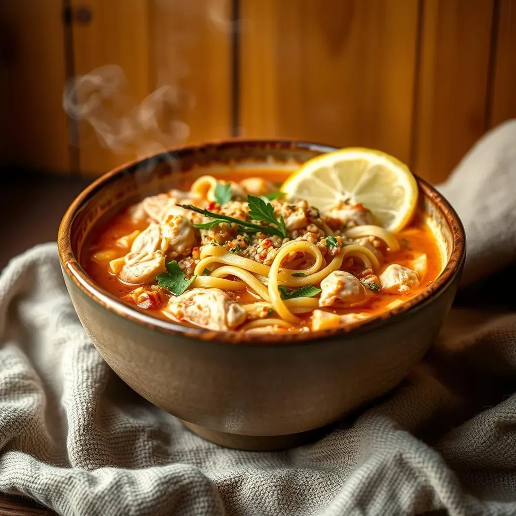 A Simple Chicken Noodle Soup with Quinoa Recipe