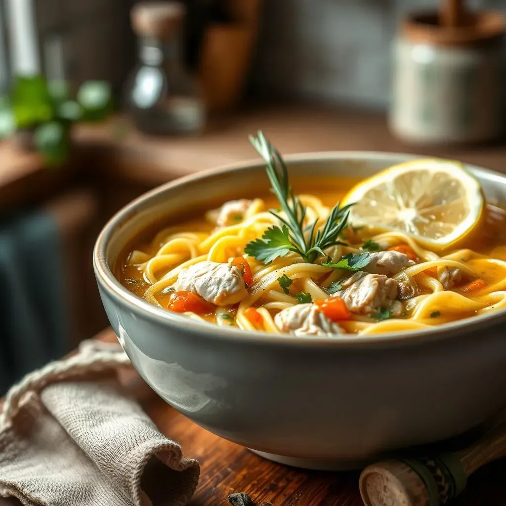A StepbyStep Guide to Homemade Chicken Noodle Soup with Fresh Herbs