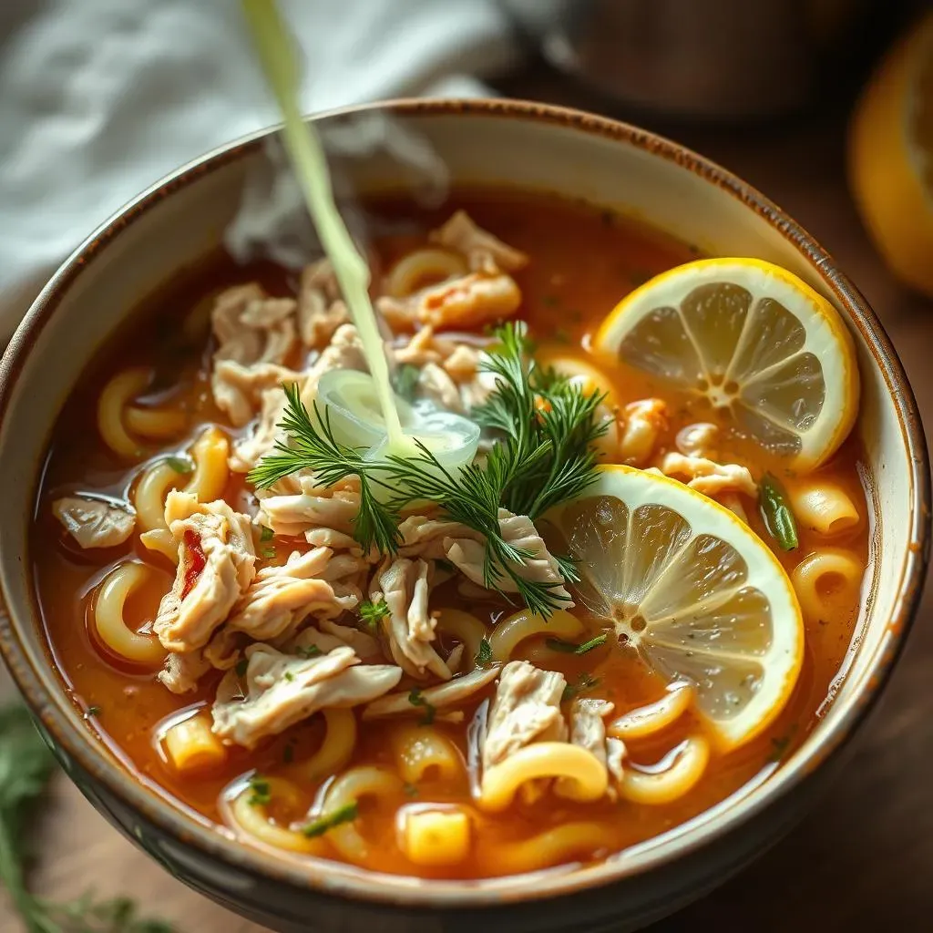 Assembling Your Chicken Noodle Soup Recipe KenjiStyle: Noodles, Herbs, and a Zesty Twist