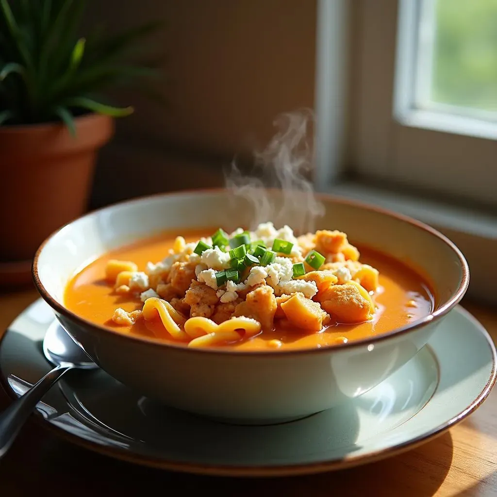 Ultimate Buffalo Chicken Noodle Soup Recipe