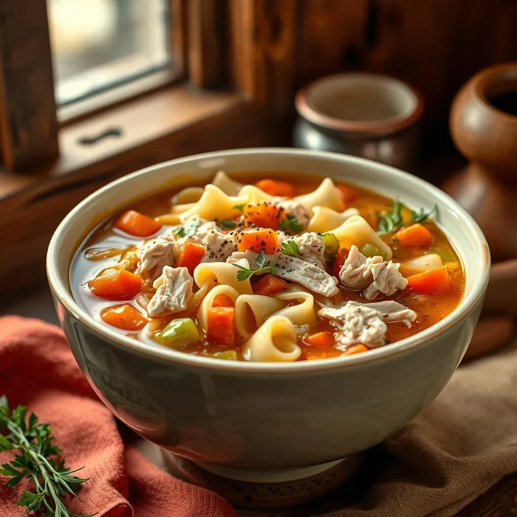 Building Your Bowl: Noodles, Veggies, and Turkey Goodness