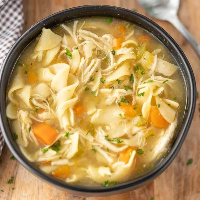 Delicious chicken noodle soup recipe panera copycat
