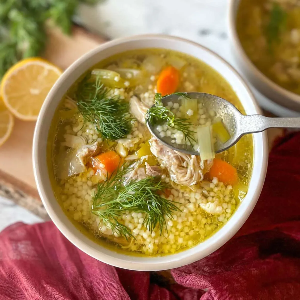 Perfect chicken noodle soup recipe pastina: Simple