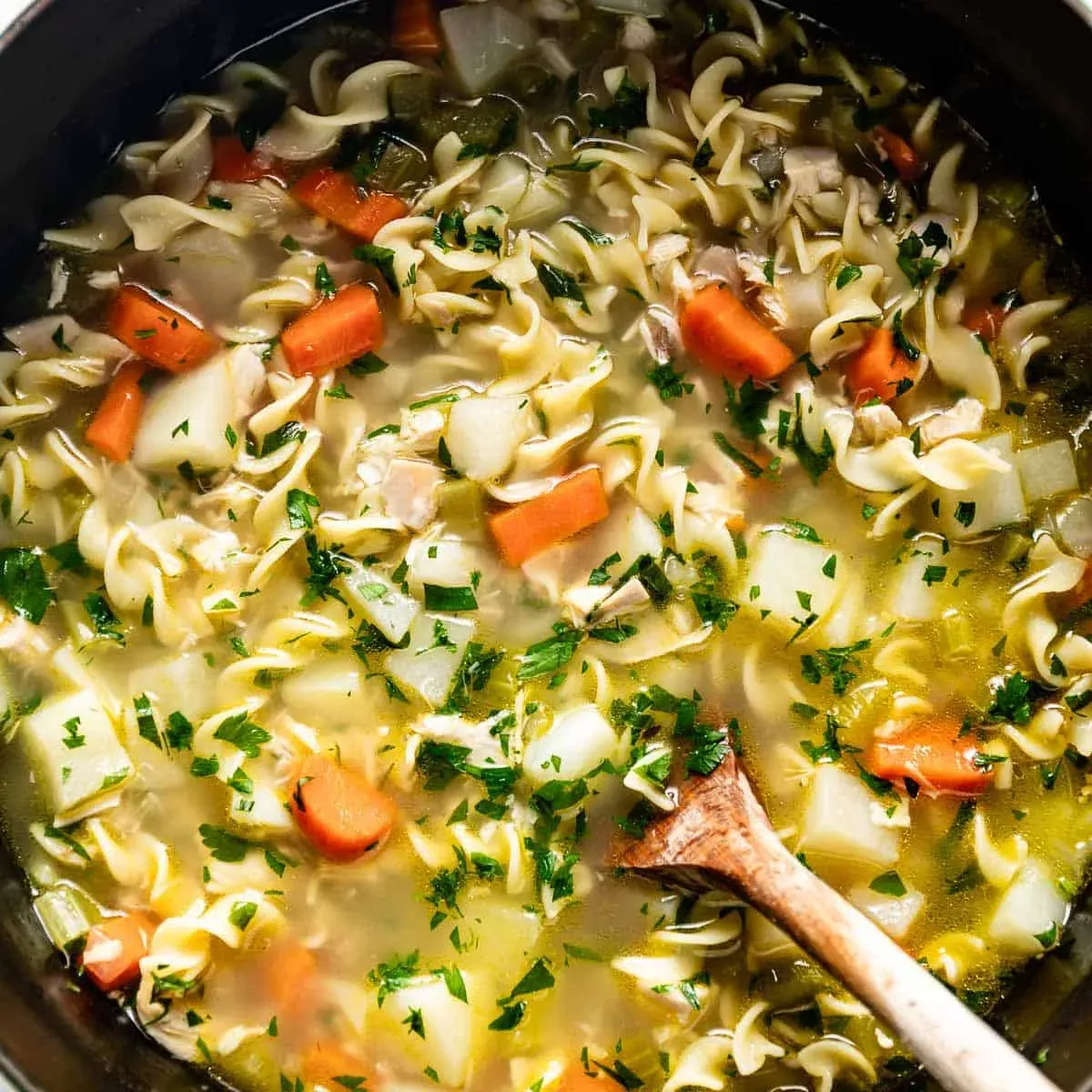 The Best chicken noodle soup recipe potatoes Ever