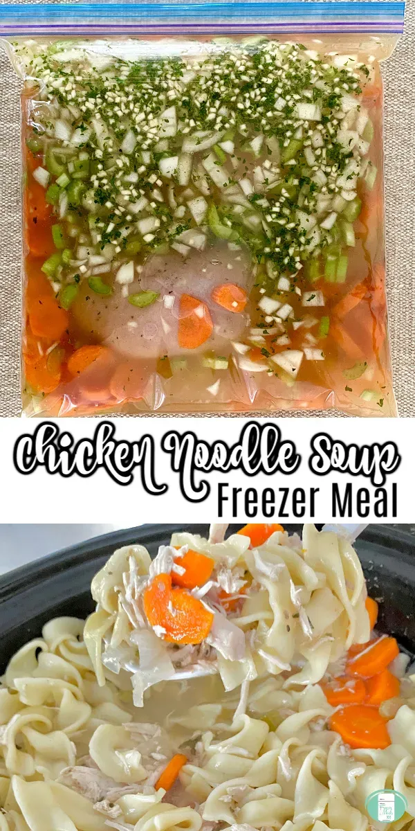 Amazing chicken noodle soup recipe to freeze easily