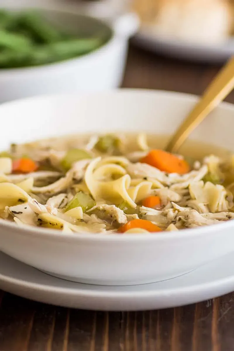 Ultimate chicken noodle soup recipe using chicken carcass
