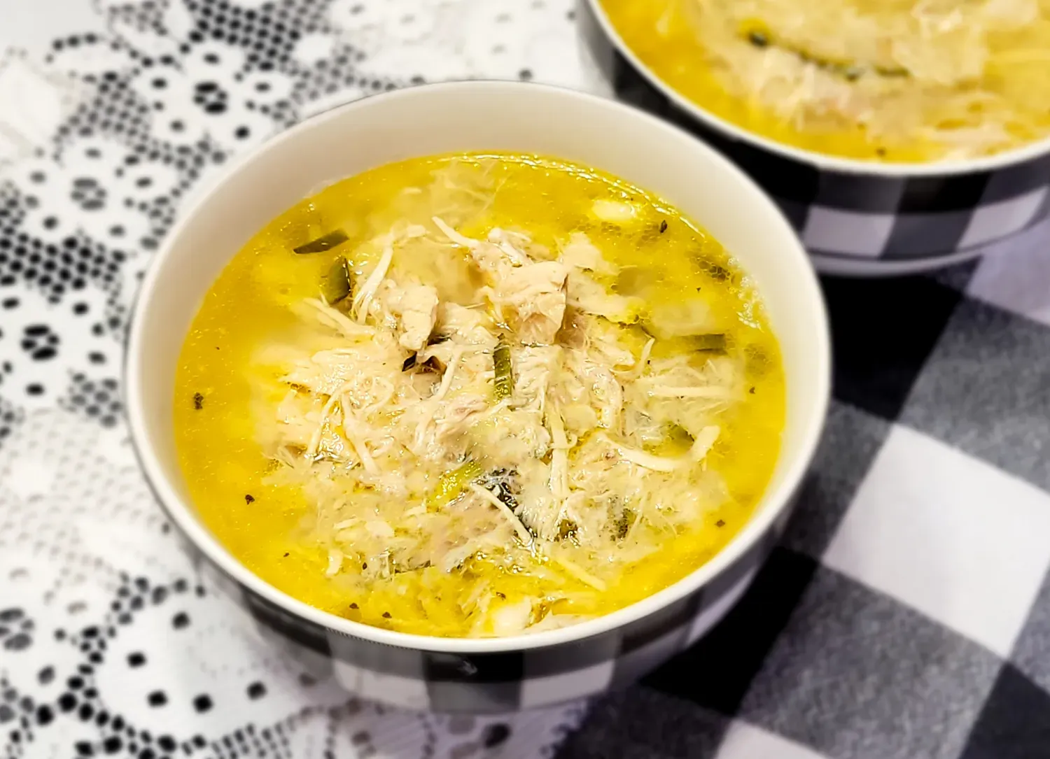 Delicious chicken noodle soup recipe using drumsticks