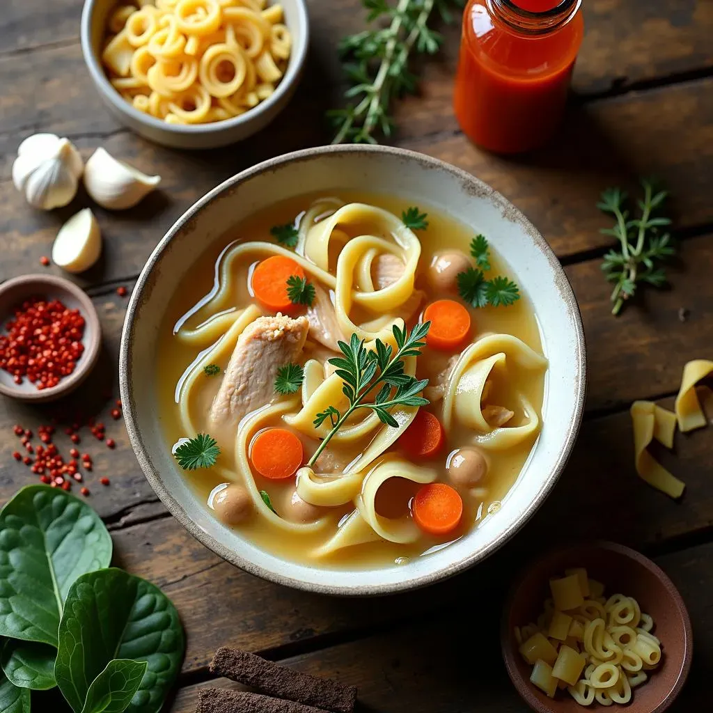 Chicken Noodle Soup Recipe: Variations and Customizations