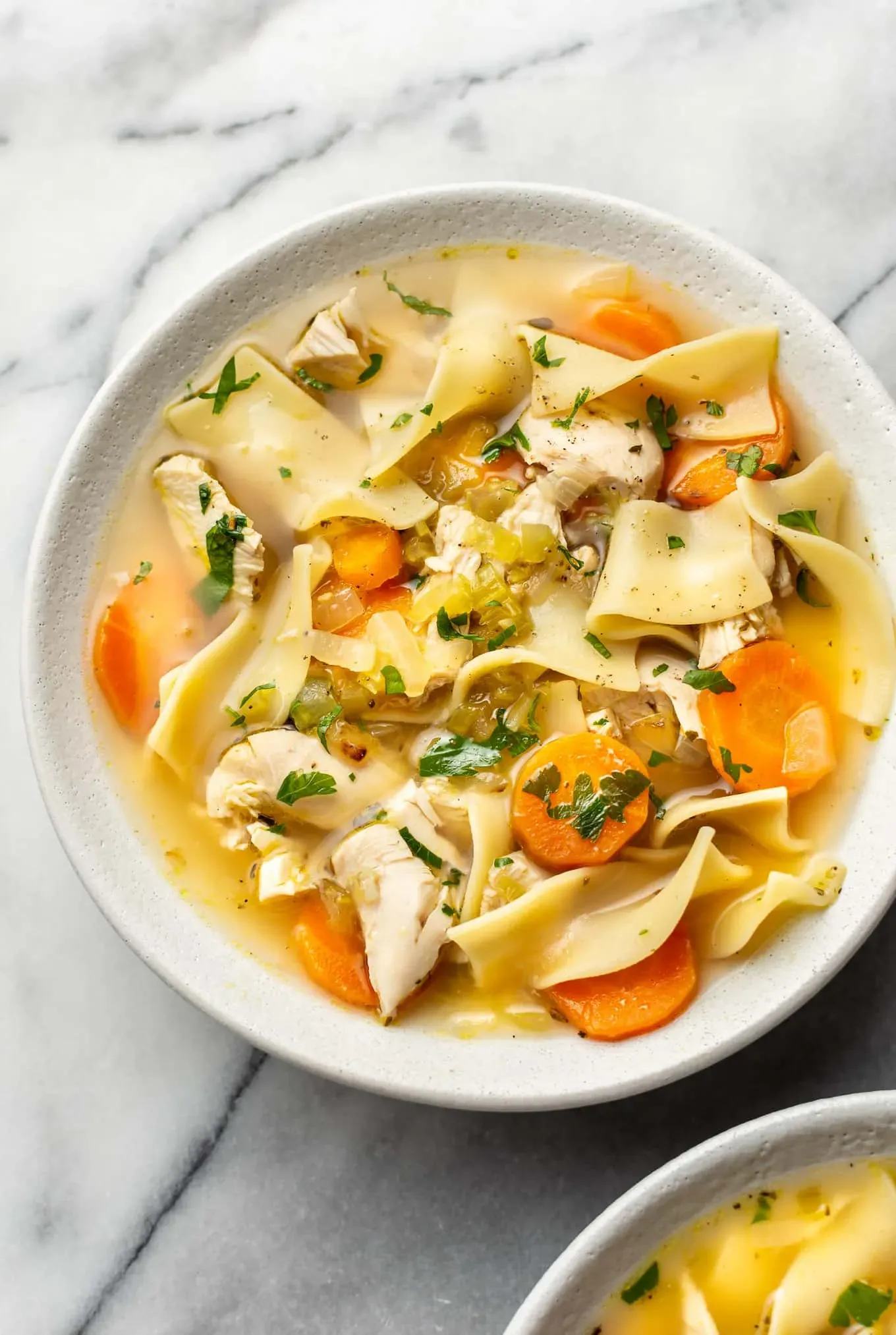Amazing chicken noodle soup recipe with chicken breast