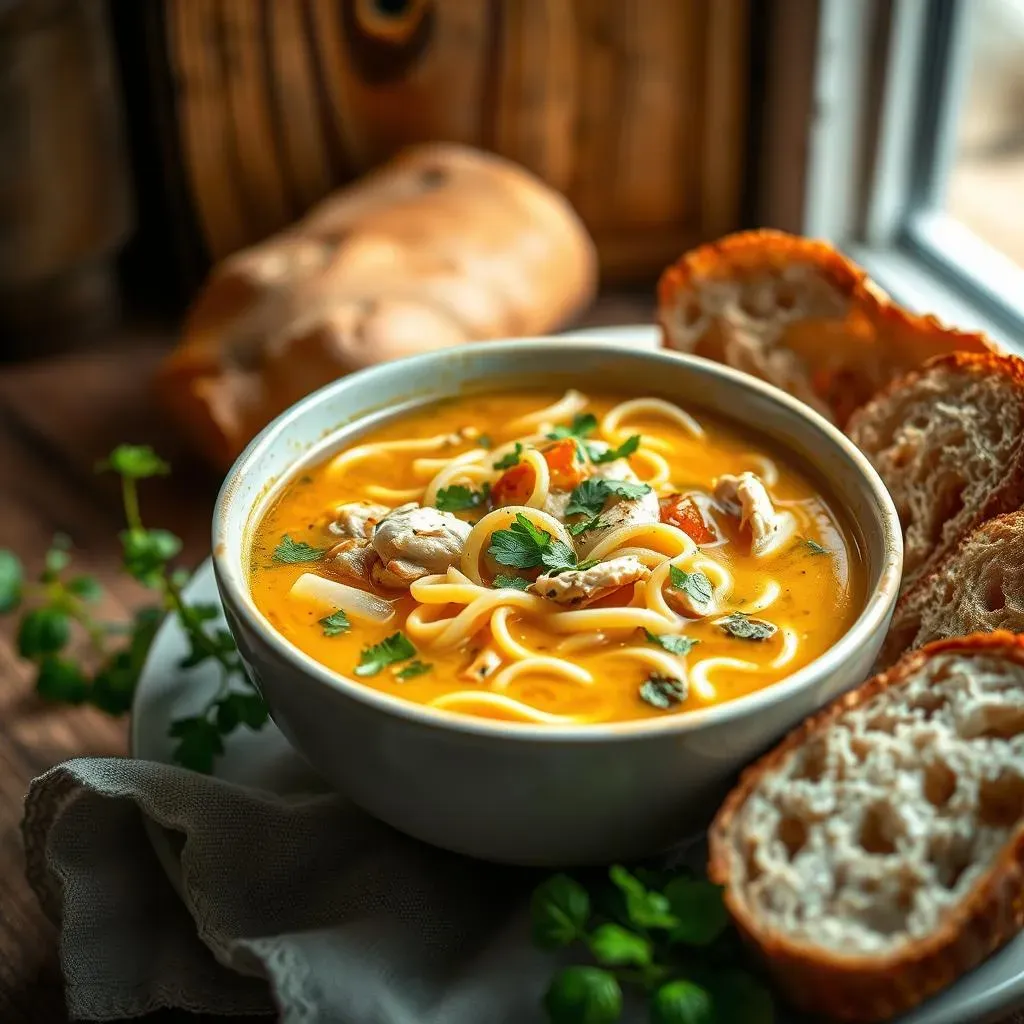 Chicken Noodle Soup Variations and Serving Tips
