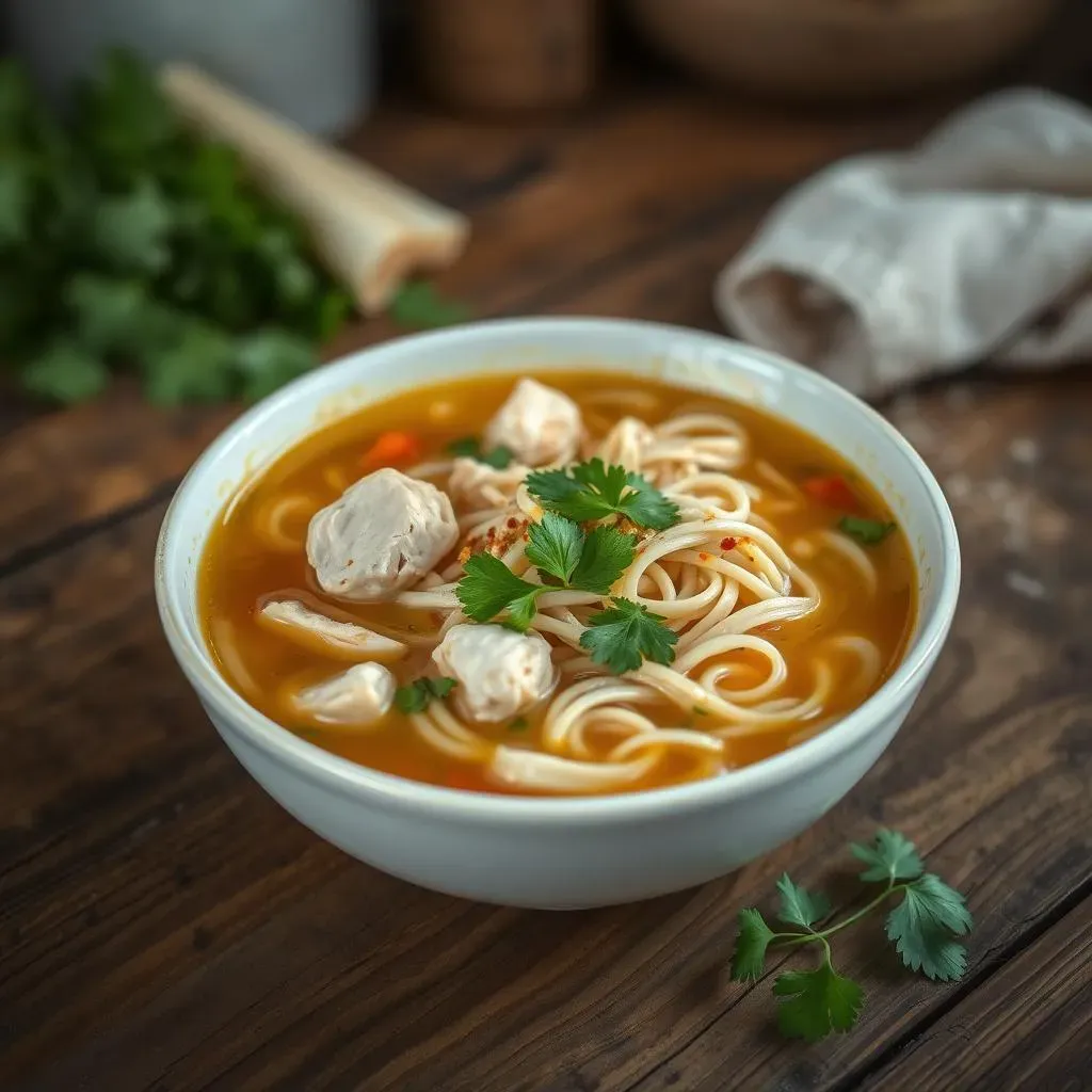 Ultimate Chicken Noodle Soup with Cilantro