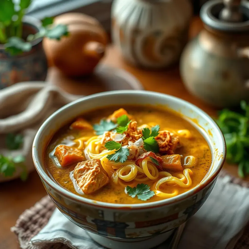 Ultimate Chicken Noodle Soup with Curry Flavor