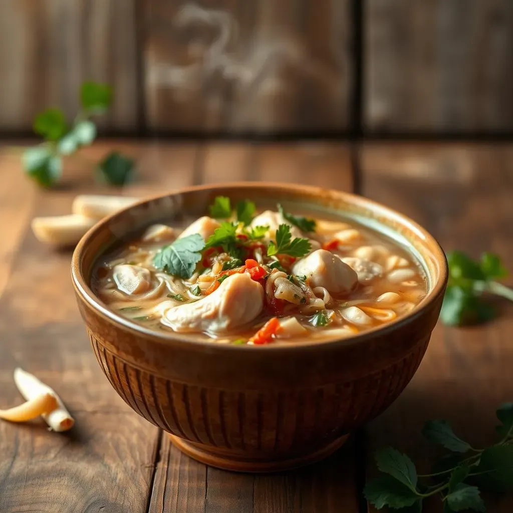 Ultimate Chicken Noodle Soup with Ginger & Garlic