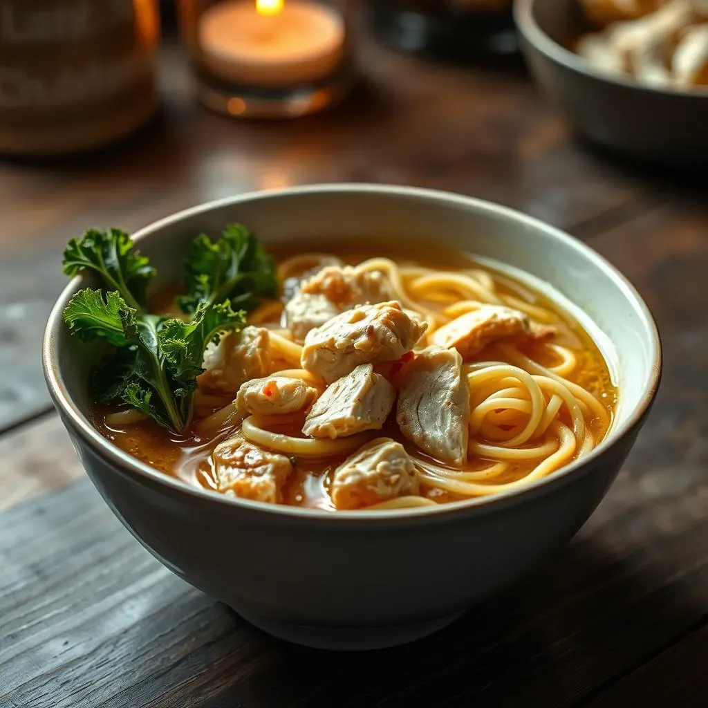 Ultimate Chicken Noodle Soup with Kale