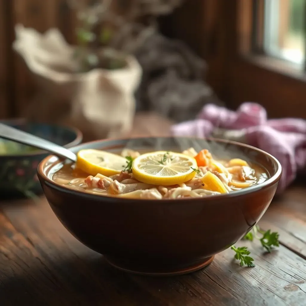 Ultimate Chicken Noodle Soup with Lemon Juice