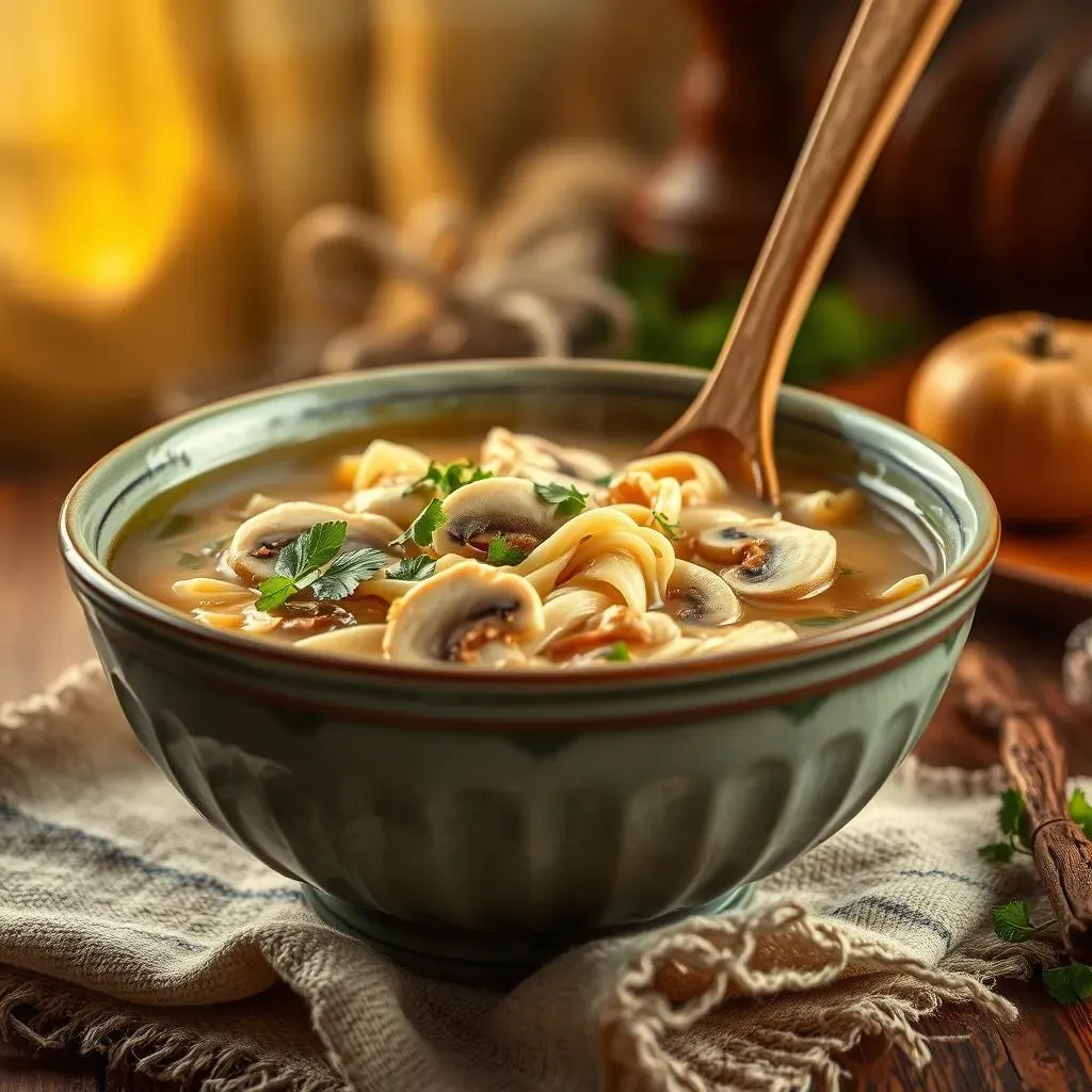 Ultimate Chicken Noodle Soup with Mushrooms