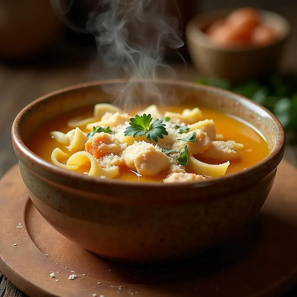 Ultimate Chicken Noodle Soup with Parmesan