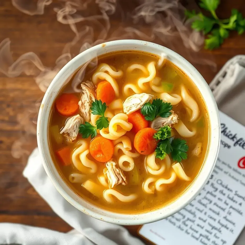 Crafting ChickfilA's Chicken Noodle Soup at Home: A Copycat Recipe