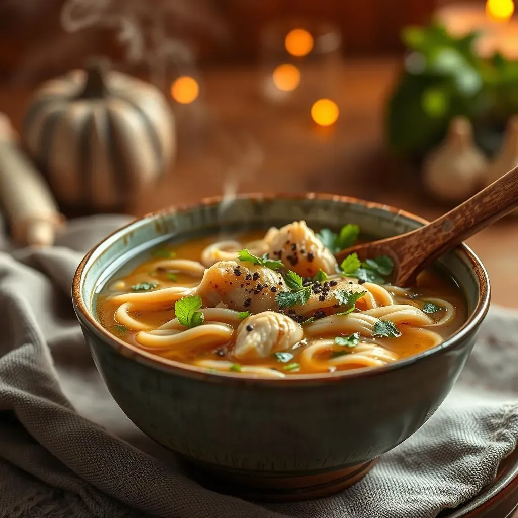 Crafting the Perfect Black Garlic Chicken Noodle Soup: A StepbyStep Guide