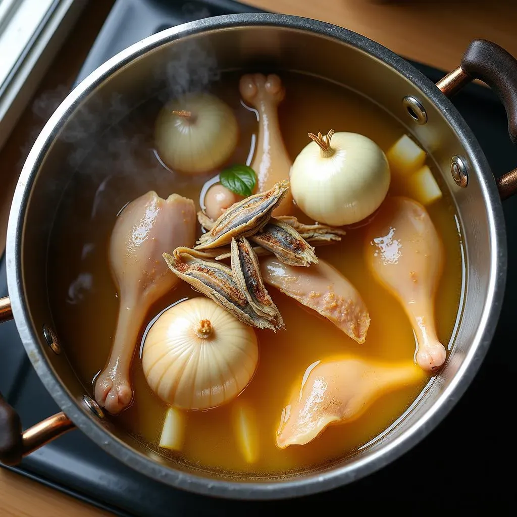 Crafting the Perfect Korean Chicken Noodle Soup Broth