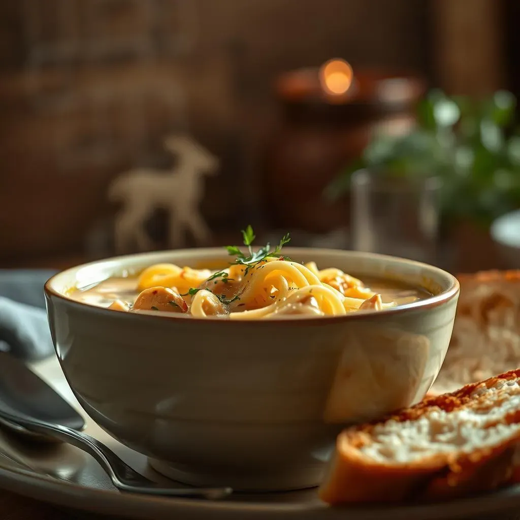 Ultimate Creamy Chicken Noodle Soup Recipe