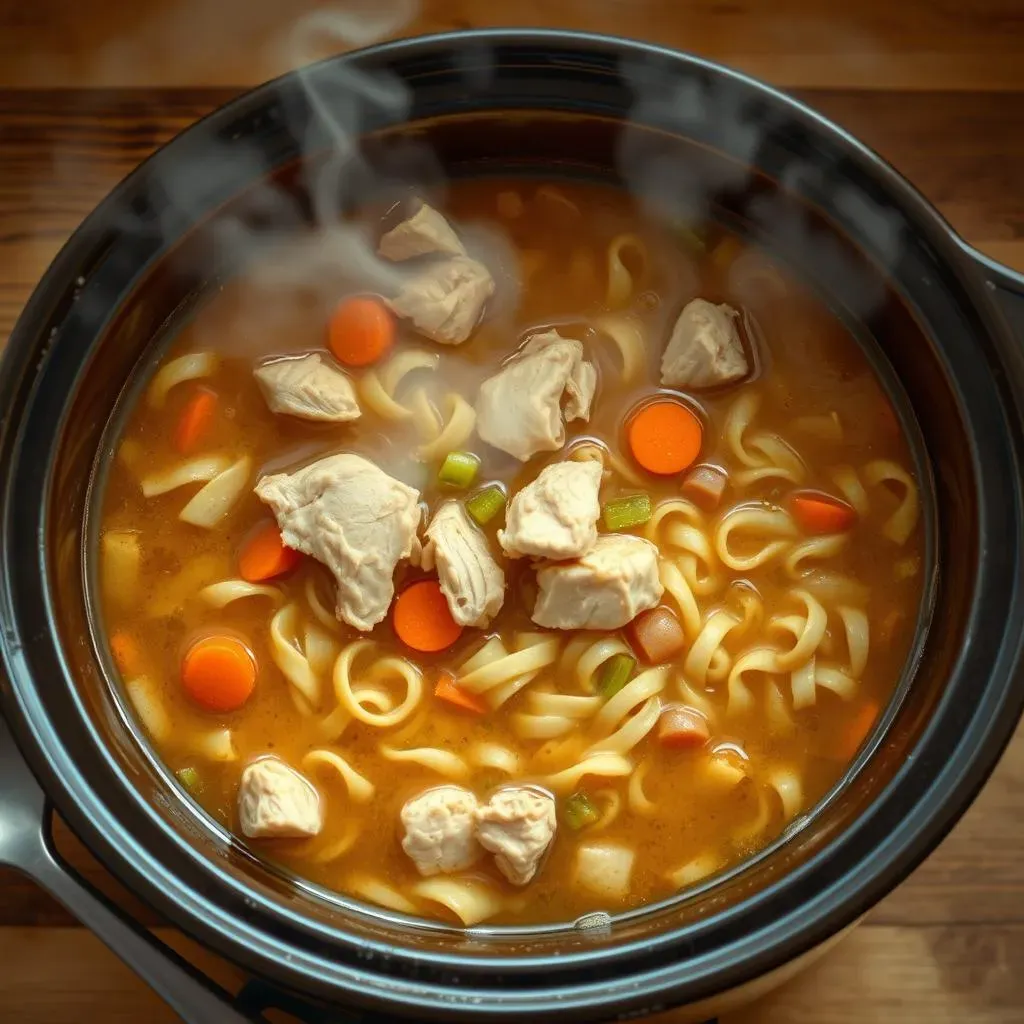 Ultimate Crockpot Chicken Noodle Soup Recipe: Easy Comfort!