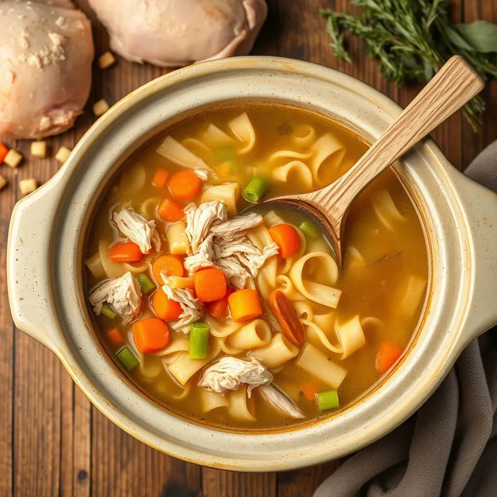 Easy Crockpot Chicken Noodle Soup Recipe: StepbyStep Instructions