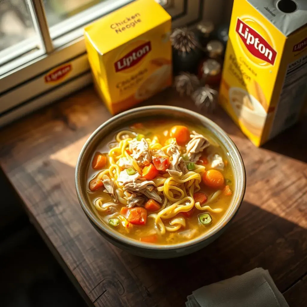 Elevate Your Lipton Chicken Noodle Soup with This Simple Recipe