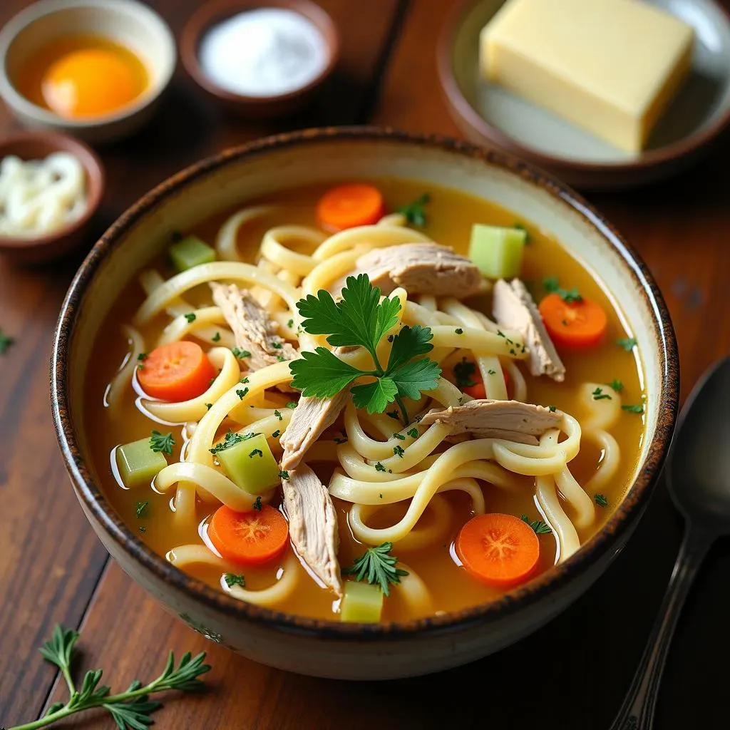 Essential Ingredients for Your Keto Chicken Noodle Soup