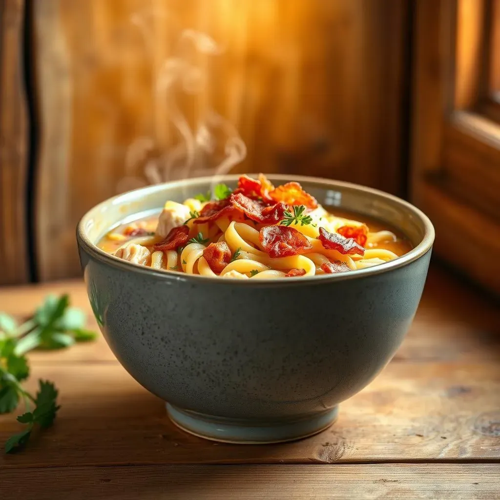 From Classic to Creative: Exploring Variations on Chicken Noodle Soup with Bacon Bits