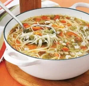 Gather Your Ingredients for This Ukrainian Chicken Noodle Soup Recipe