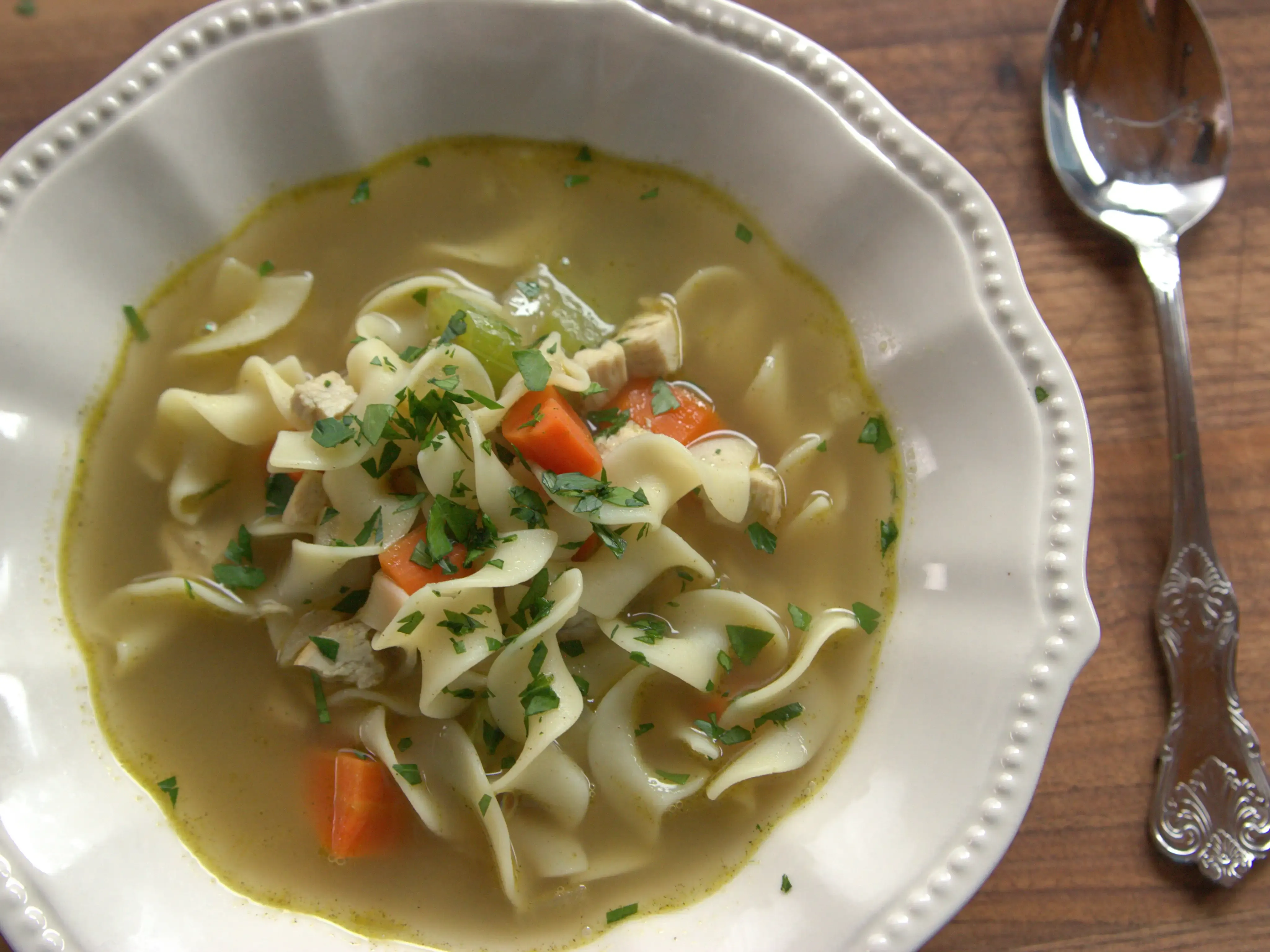 Gathering Ingredients for Your Ree Drummond Chicken Noodle Soup