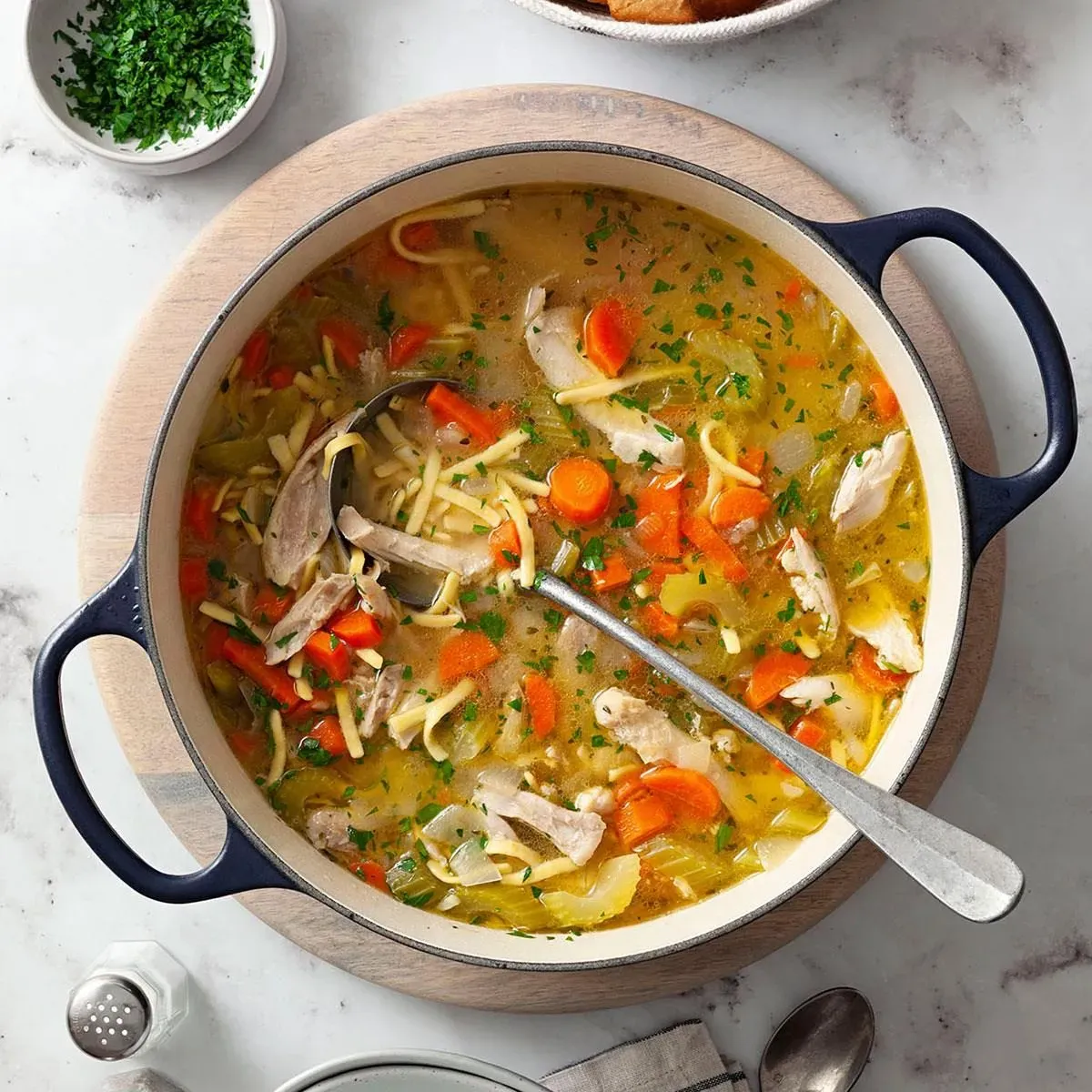 Gathering Ingredients for Your Ultimate Chicken Noodle Soup