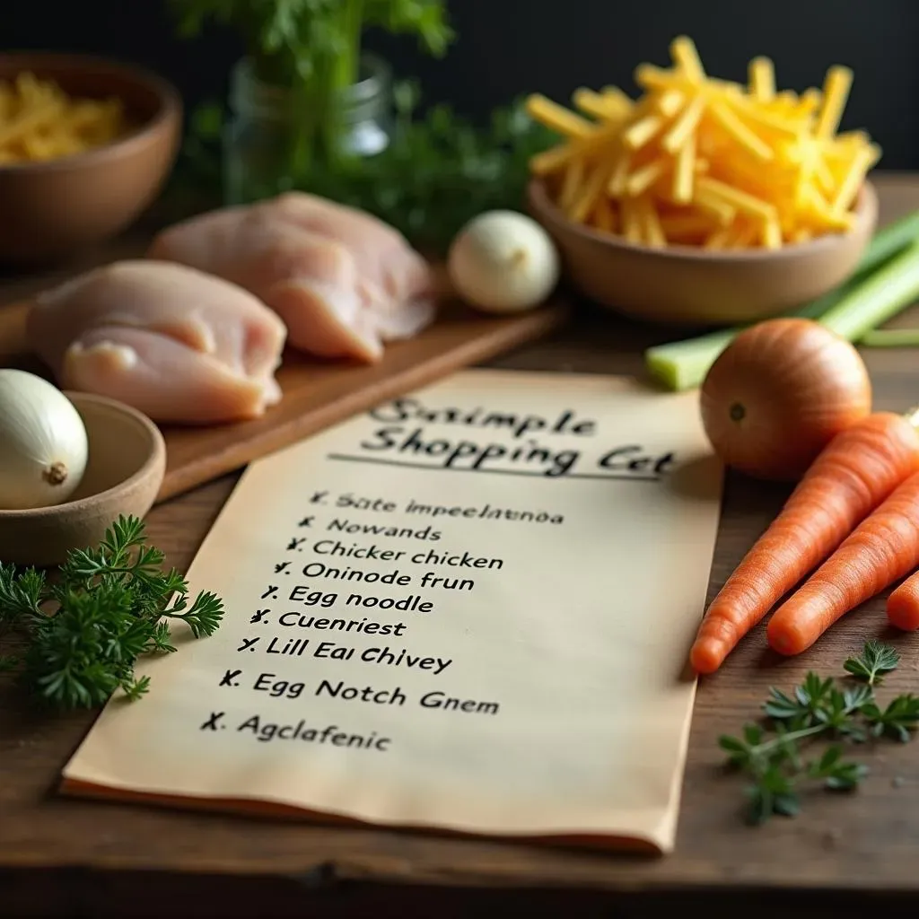 Gathering Your Ingredients: A Simple Shopping List