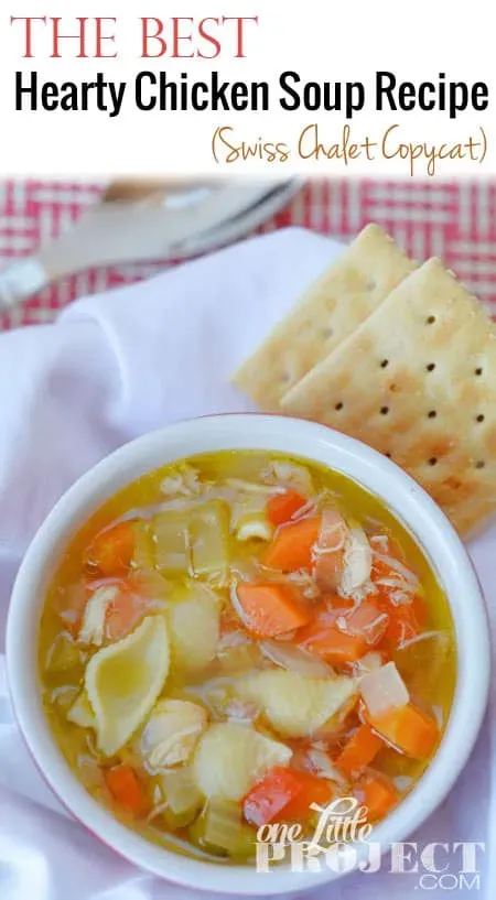Getting Your Ingredients Ready for This Swiss Chalet Chicken Noodle Soup Recipe
