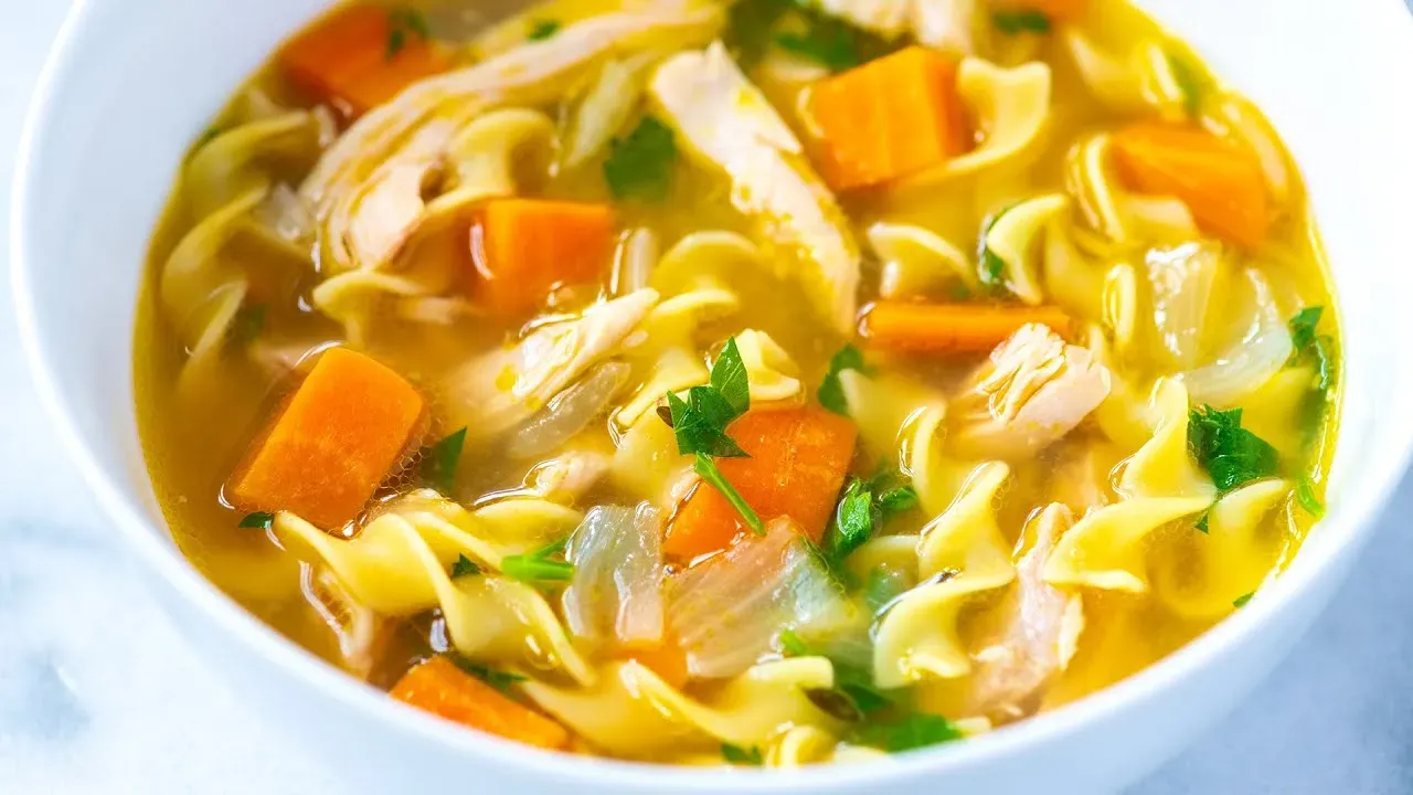 Amazing homemade chicken noodle soup recipe youtube