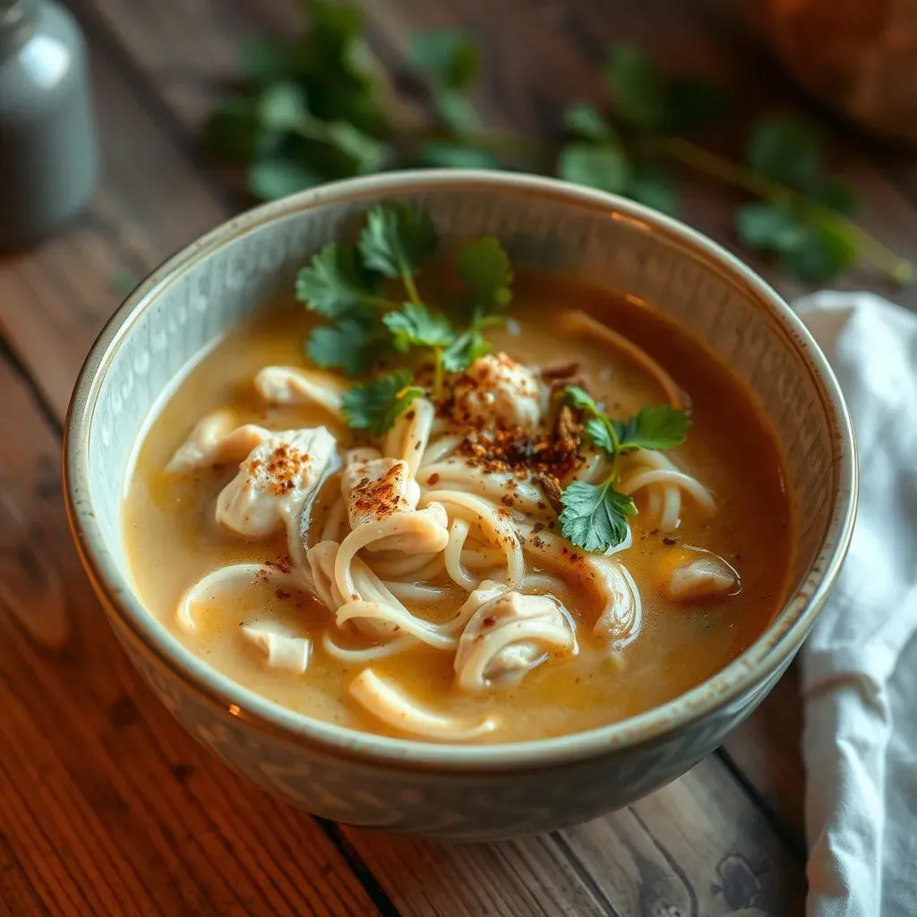 Ultimate Homemade Chicken Noodle Soup with Coconut Milk