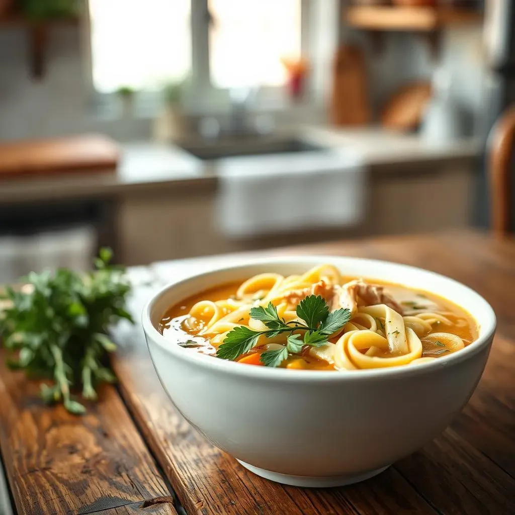 Ultimate Homemade Chicken Noodle Soup with Fresh Herbs