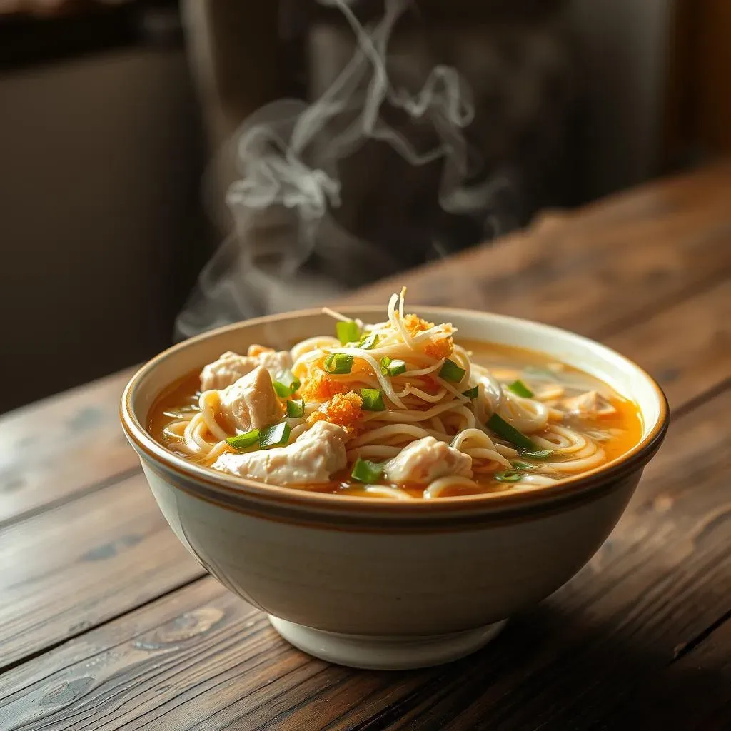 Ultimate Homemade Chicken Noodle Soup with Rice Noodles