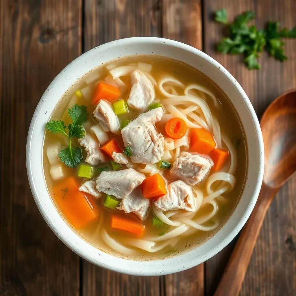How to Make Light Chicken Noodle Soup: StepbyStep
