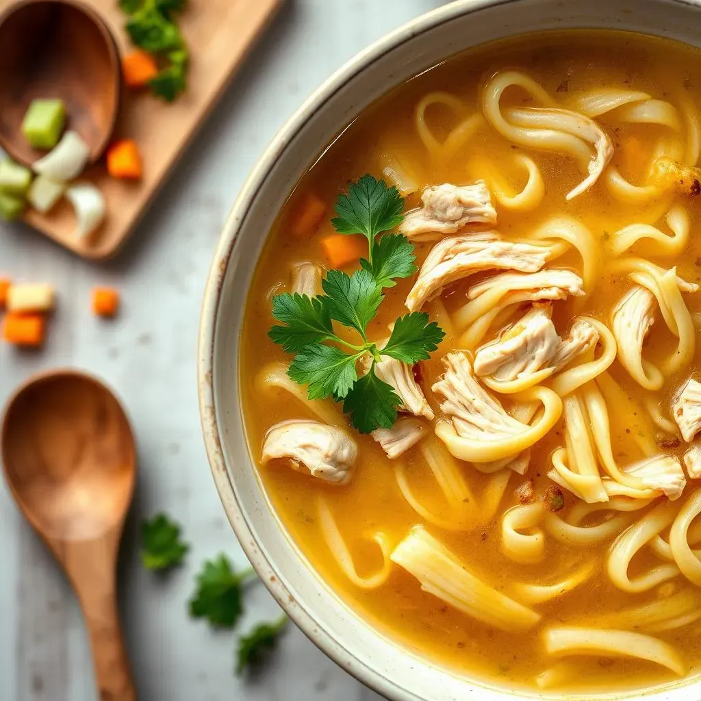How to Make Low Calorie Chicken Noodle Soup: StepbyStep