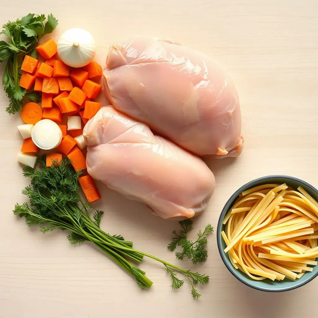 Ingredient Essentials for Martha Stewart's Chicken Noodle Soup Recipe
