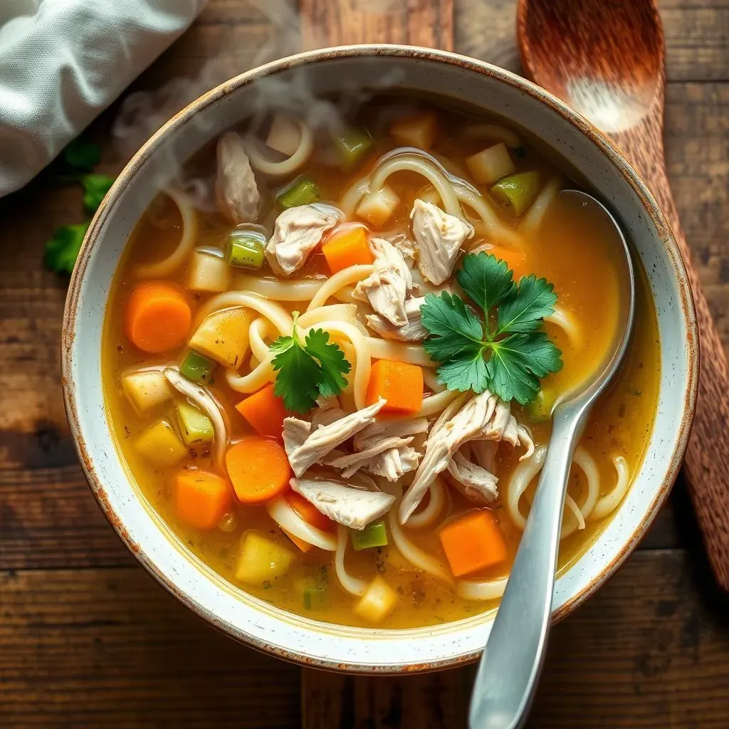 Ingredients for a Modern Proper Chicken Noodle Soup