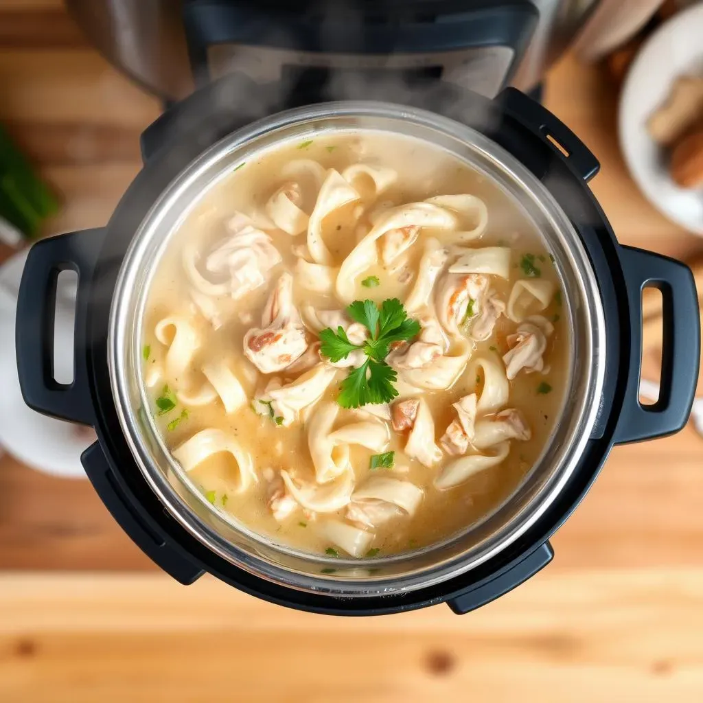 Ultimate Instant Pot Creamy Chicken Noodle Soup Recipe