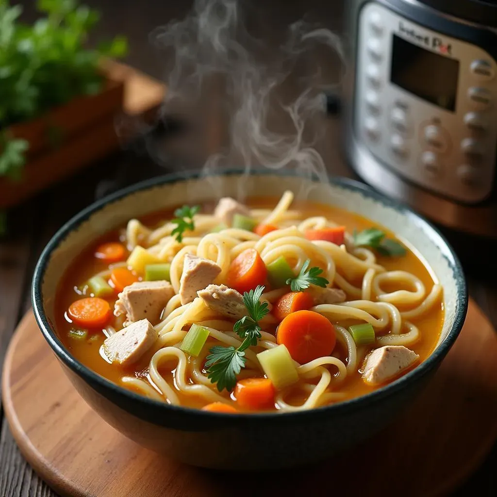 Ultimate Instant Pot Whole Chicken Noodle Soup Recipe