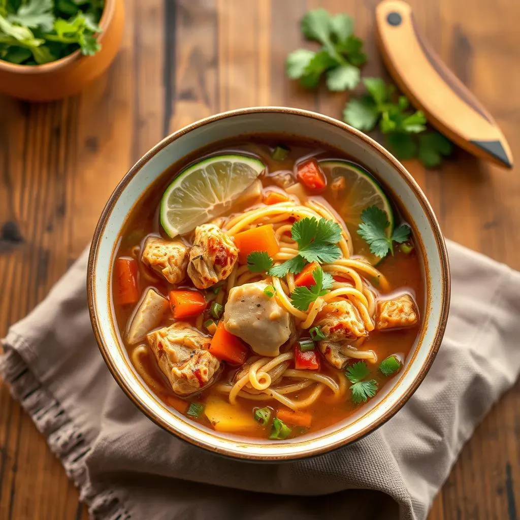 Amazing Jerk Chicken Noodle Soup Recipe: Easy &amp; Flavorful