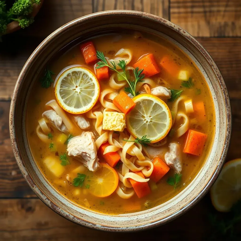Ultimate Lemon Chicken Noodle Soup Recipe: Zesty Comfort!