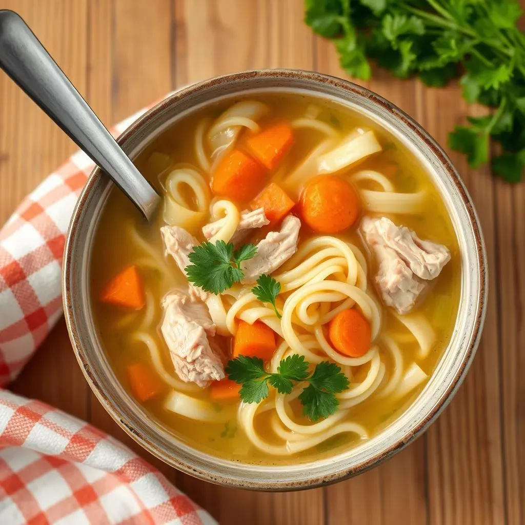 Ultimate Low Fat Chicken Noodle Soup Recipe: Healthy &amp; Easy
