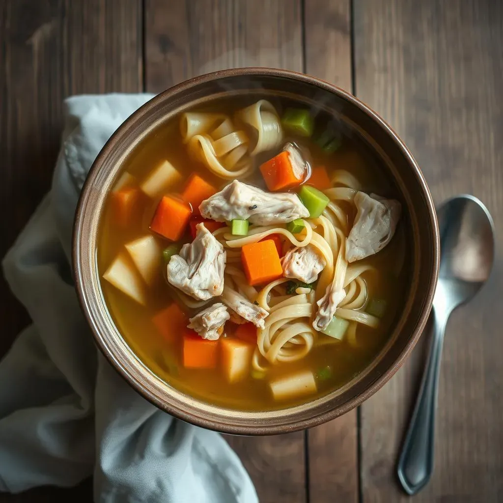Ultimate Low FODMAP Chicken Noodle Soup Recipe: Ready in 30!