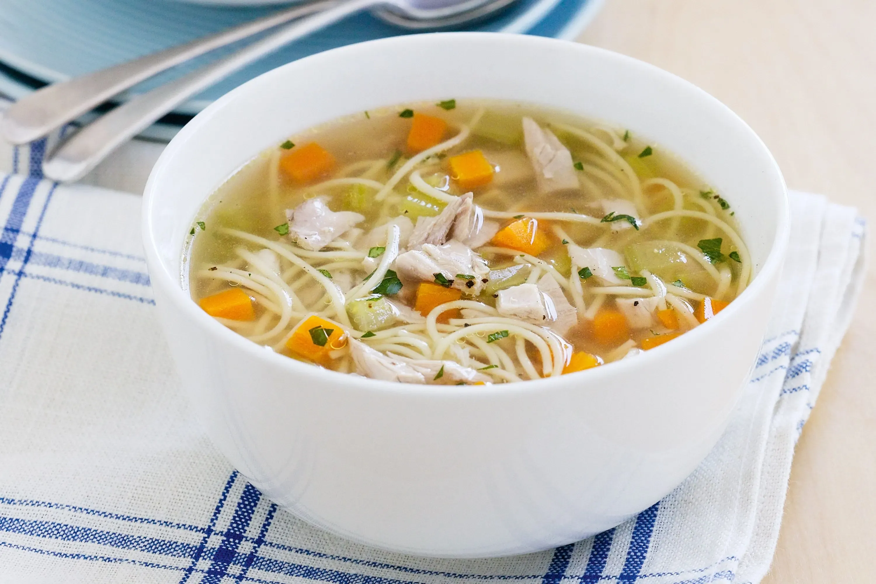Making Authentic Vietnamese Vermicelli Chicken Noodle Soup